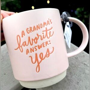 Hallmark Pink Ceramic Mug - Grandma's Favorite